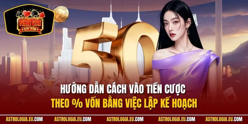 Hướng dẫn cách vào tiền cược theo % vốn bằng việc lập kế hoạch